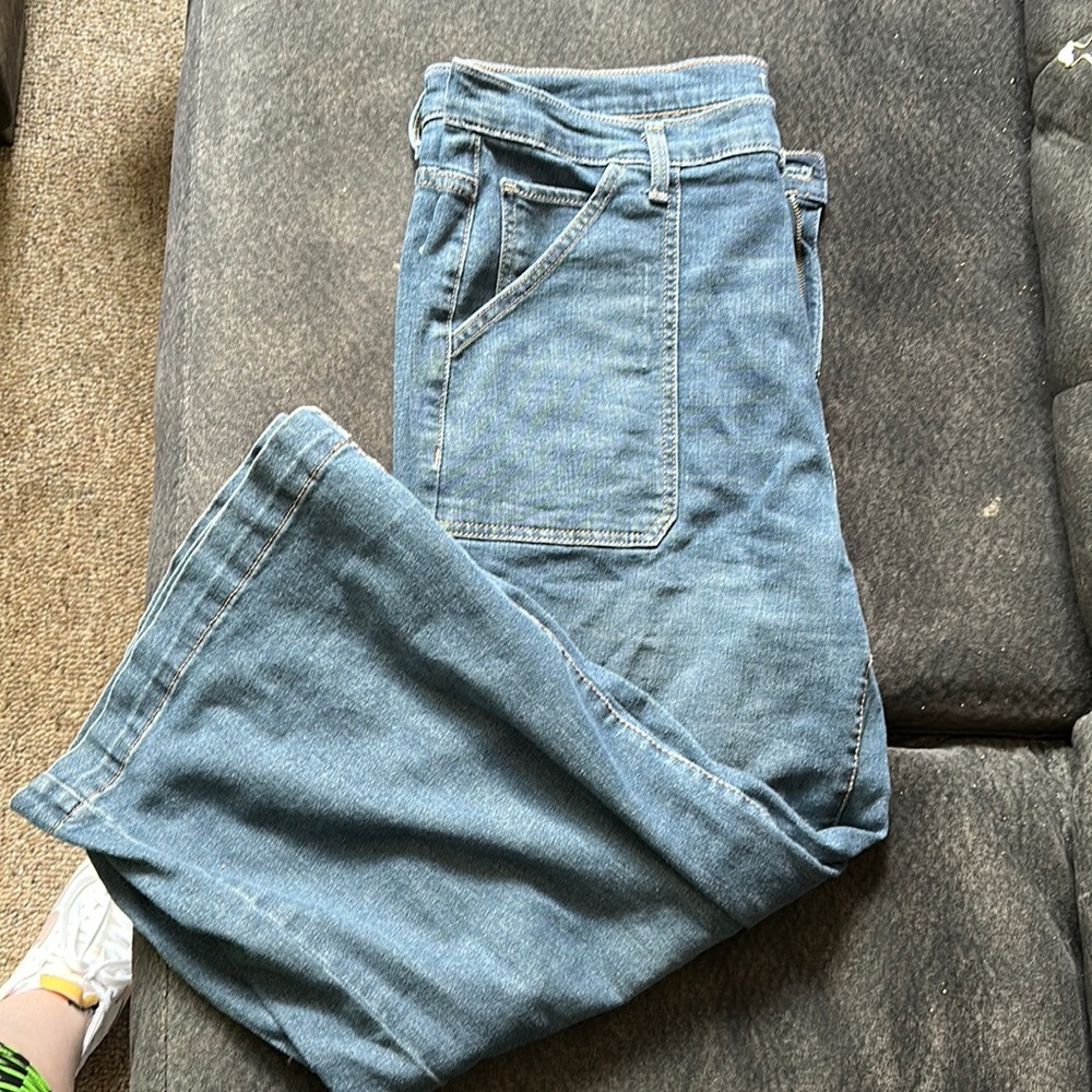 Wide leg jeans